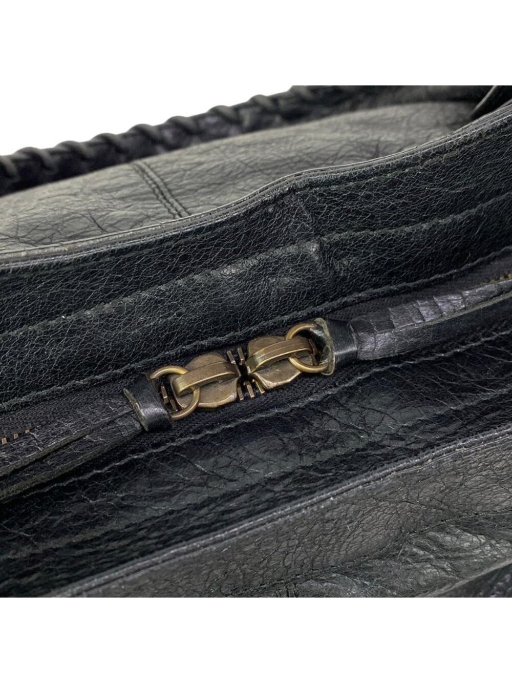 ★SOLD★ Balenciaga Handbag the Part Time Black 2-Way Shoulder Strap Removable - Picture 12 of 15
